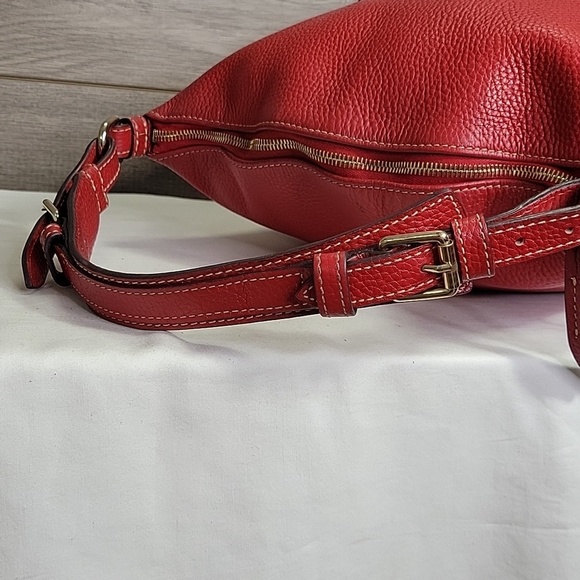Large Dooney & Bourke Red Pebble Leather Women\'s Bag main image 12
